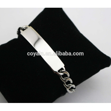 Fashion 316L Stainless Steel Tags Bracelet